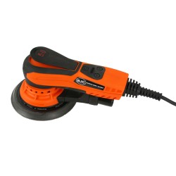 Levigatrice Rotorbitale | 350W | Motore Brushless | Diametro Disco 150 mm | Regolazione Velocità 4.000-10.000 Giri/min | con Sistema di Aspirazione